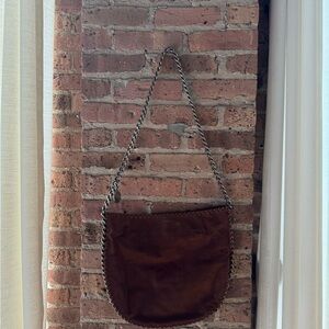 Stella McCartney Brown Chain Shoulder Bag